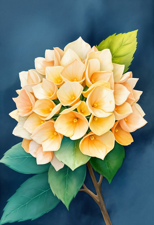 Gratis Bild vacker akvarellblomma