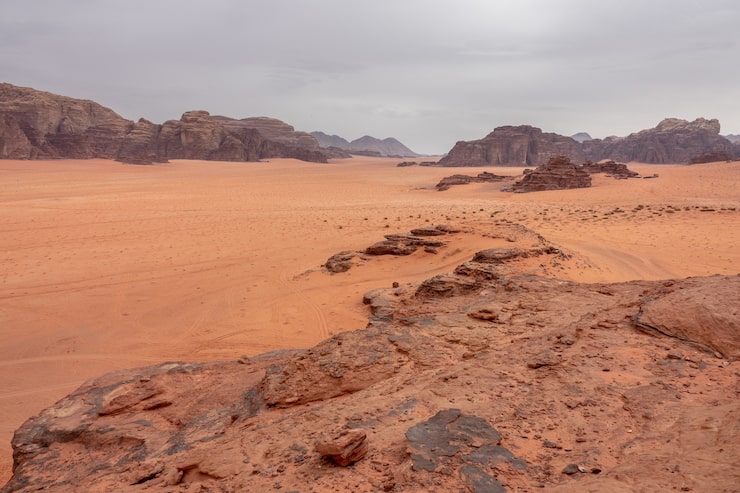 Gratis Bild vidvinkelbild av wadi rum protected area i jordanien under dagtid