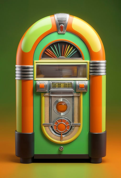 Gratis Foto visning af retro jukebox-maskine