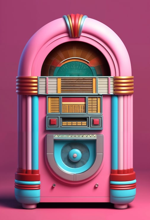 Gratis Foto visning af retro jukebox-maskine