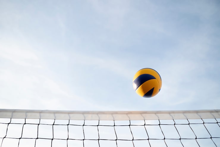 Gratis Bild volleyboll över nätet