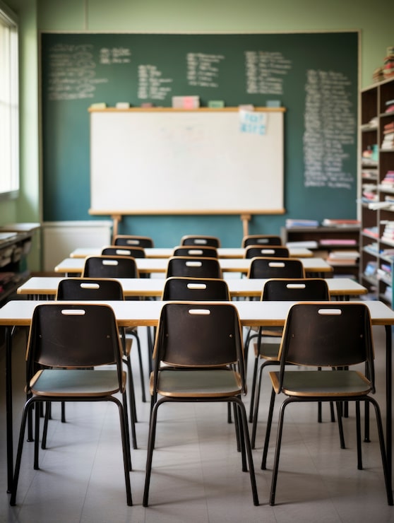 Gratis Bild vy av modernt klassrum