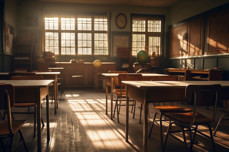 Gratis Bild vy över skolans klassrum
