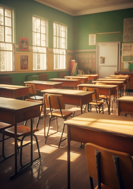 Gratis Bild vy över skolans klassrum