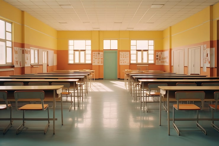 Gratis Bild vy över skolans klassrum