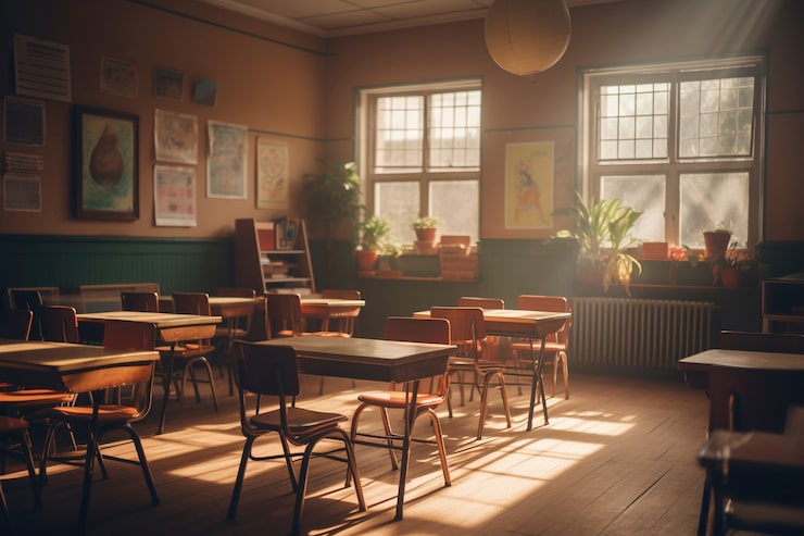 Gratis Bild vy över skolans klassrum