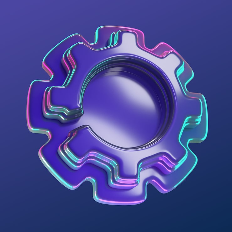 Gratis PSD 3d-gengivelse af social media ikon