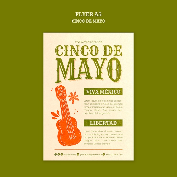 Gratis PSD cinco de mayo-firande – affischmall