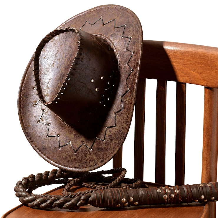 Gratis PSD cowboytillbehör isolerat