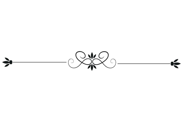 Gratis PSD dekorativ linjedeler – design