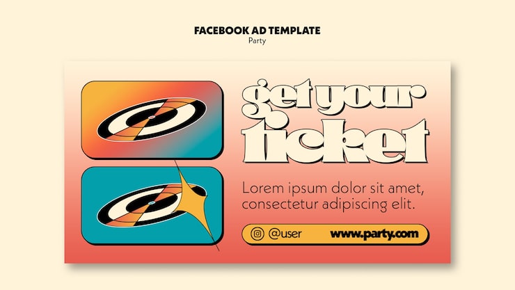Gratis PSD facebook-mal for retrofest