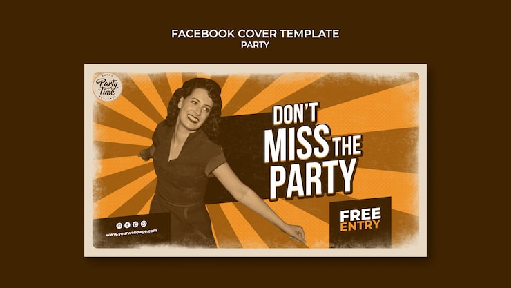 Gratis PSD flat design festmal design