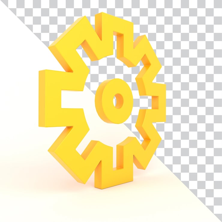 Gratis PSD gear venstre side