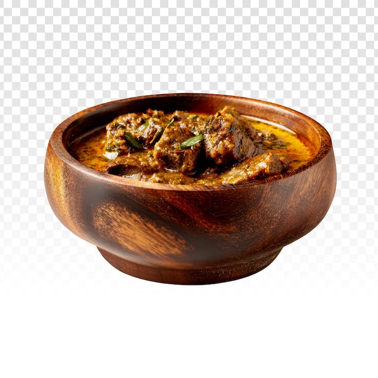 Gratis PSD köttgryta i träskål