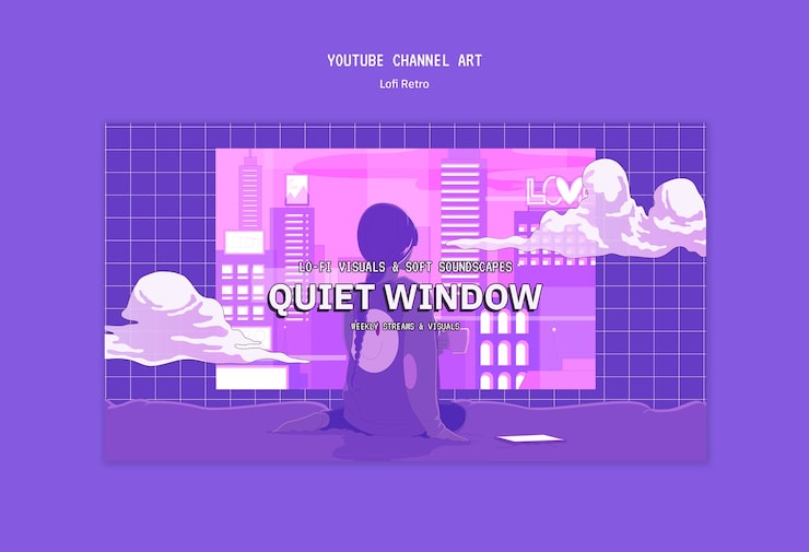 Gratis PSD lofi retro event skabelon
