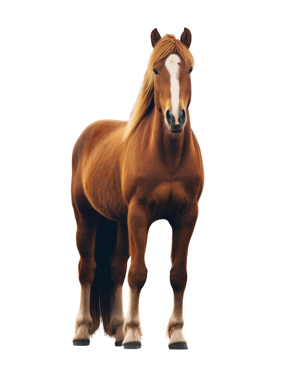 Gratis PSD nærbillede af hest isoleret