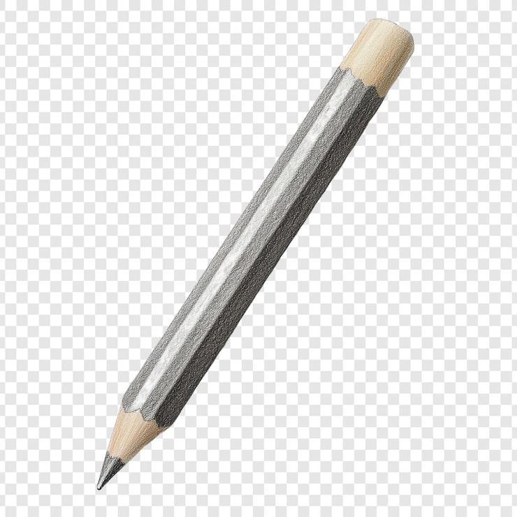 Gratis PSD närbild av grafitpenna: detaljerad illustration