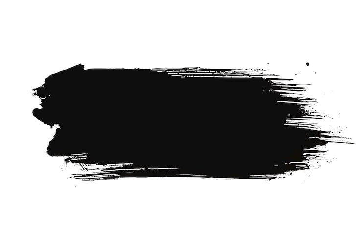 Gratis PSD svart penseldrag