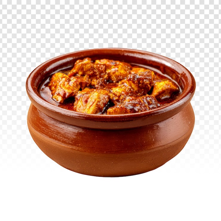 Gratis PSD traditionell köttgryta i lergryta