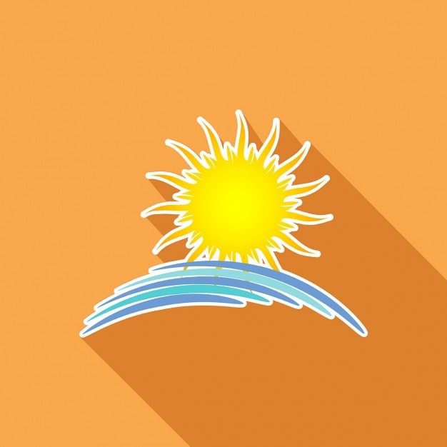 Gratis Vektor sommer baggrundsdesign