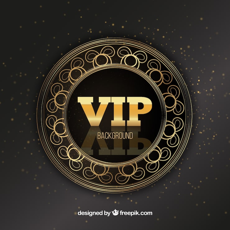 Gratis Vektor vip-bakgrundsdesign