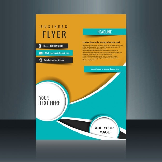 Gratis Vektor moderne business brosjyre