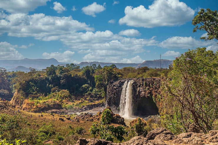 Miễn phí Photo ảnh tuyệt vời về thác nước blue nile ở ethiopia