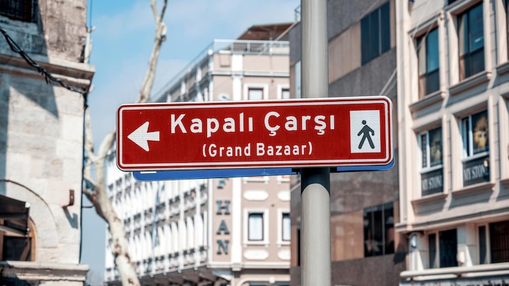 Miễn phí Photo bảng hiệu phố grand bazaar ở istanbul, thổ nhĩ kỳ