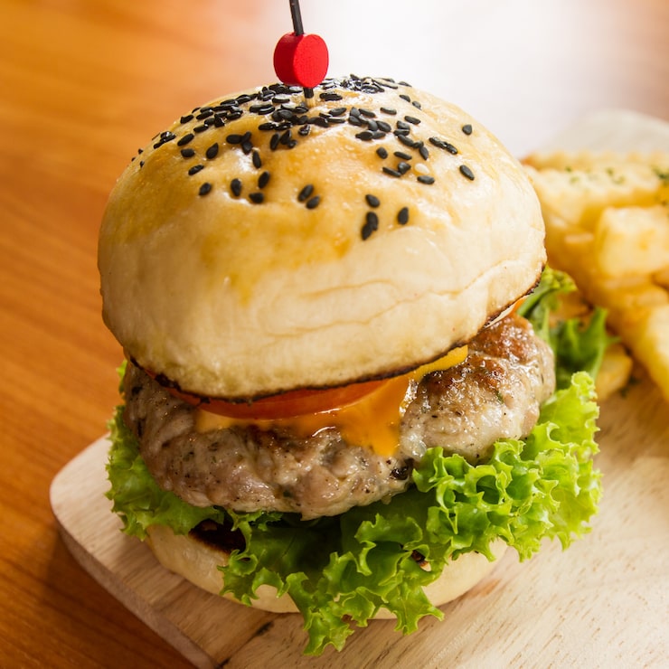 Miễn phí Photo bánh mì kẹp pho mát salad thịt bò