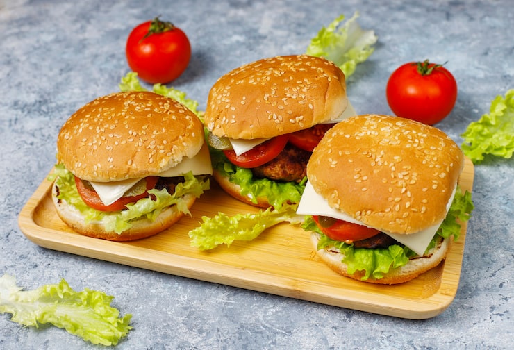Miễn phí Photo bánh mì kẹp thịt tự làm tươi ngon