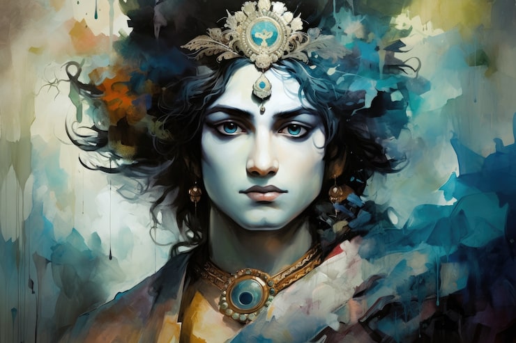 Miễn phí Photo bức tranh vẽ krishna