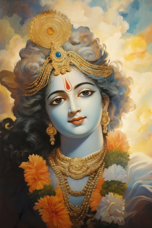 Miễn phí Photo bức tranh vẽ krishna