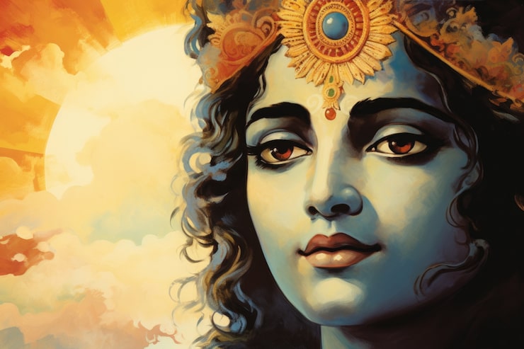 Miễn phí Photo bức tranh vẽ krishna