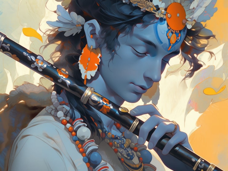Miễn phí Photo bức tranh vẽ krishna