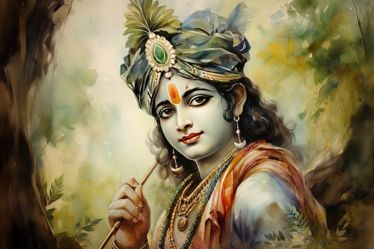 Miễn phí Photo bức tranh vẽ krishna