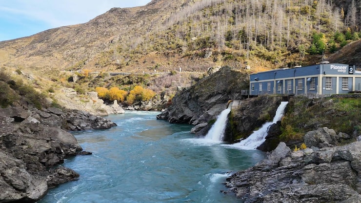 Miễn phí Photo nhà máy thủy điện trên sông kawarau ở queenstown, new zealand