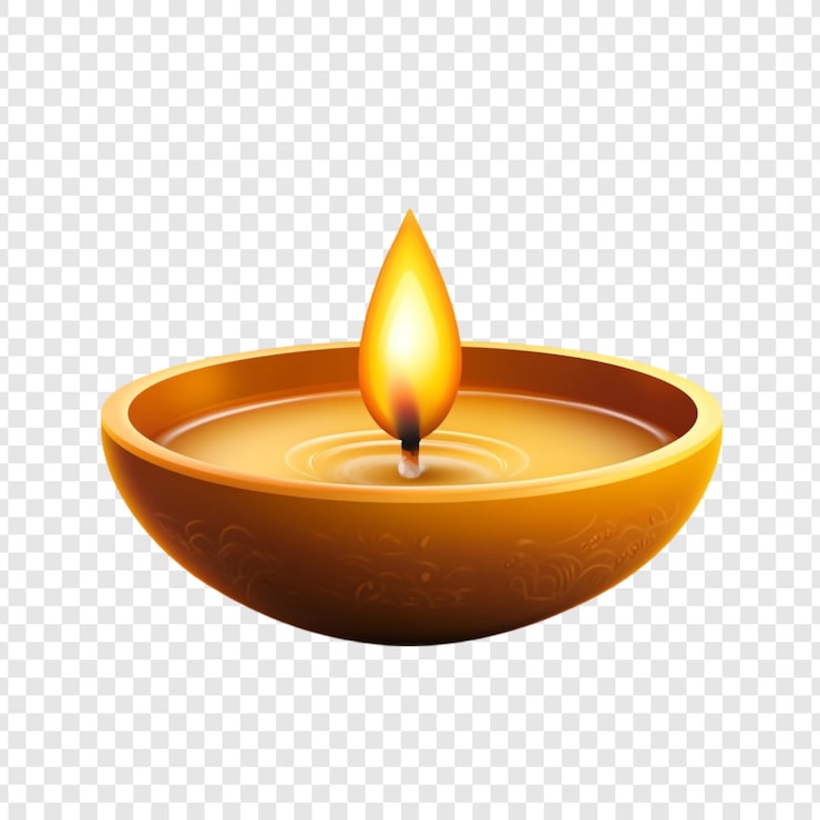 Ilmainen PSD valaistu diya, valon ja toivon symboli