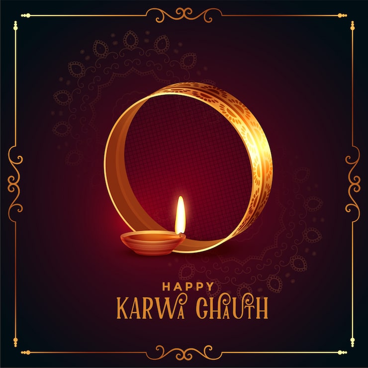 Ilmainen Vektori hyvää karwa chauth -taustaa
