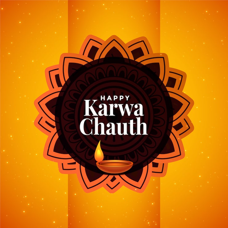 Ilmainen Vektori intialainen onnellinen karwa chauth -festivaali kaunis