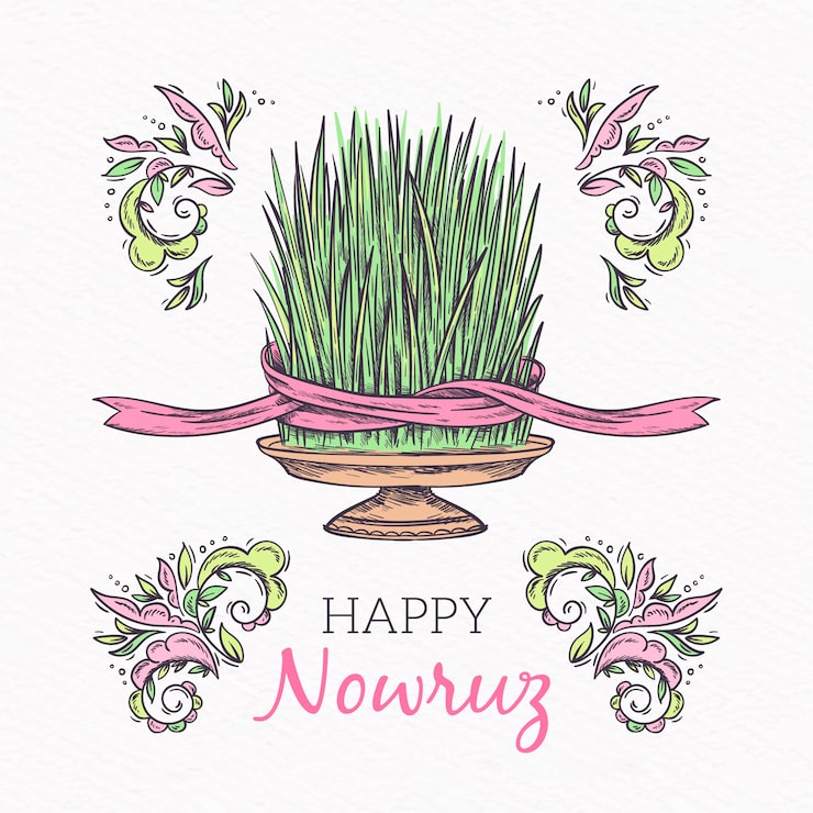 Ilmainen Vektori nowruz tervehdyksellä