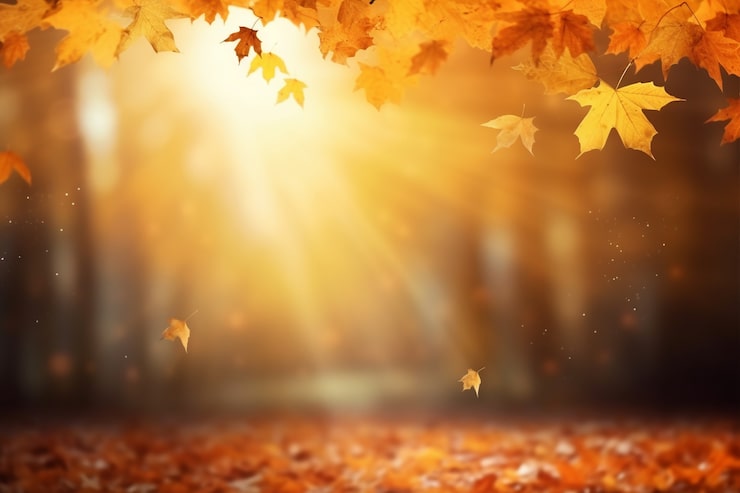 Photo gratuit ai généré des feuilles d'automne image