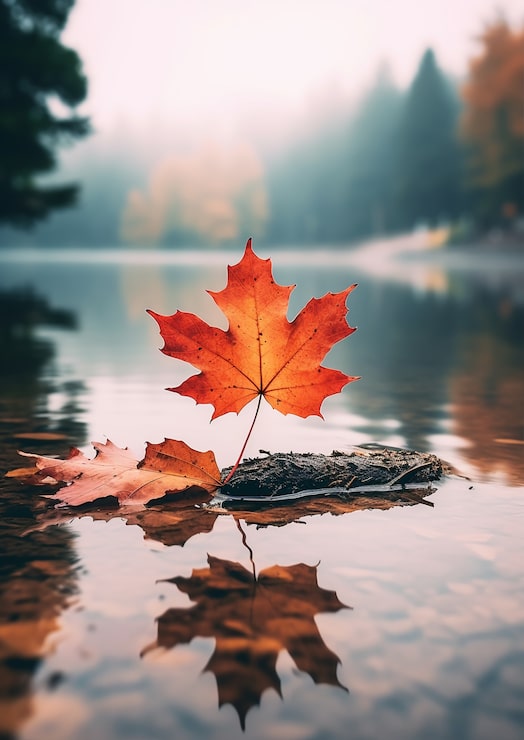 Photo gratuit ai généré des feuilles d'automne