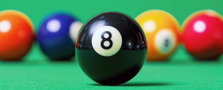 Photo gratuit balle de billard générée par l'ia