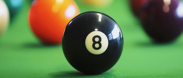 Photo gratuit balle de billard générée par l'ia