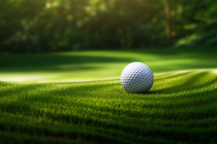 Photo gratuit la balle de golf sur le terrain