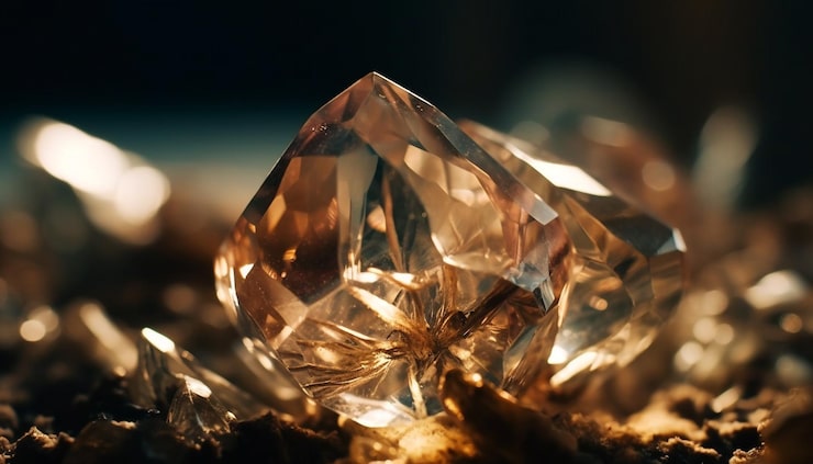 Photo gratuit les bijoux de luxe brillent de pierres précieuses vibrantes générées par l'ia