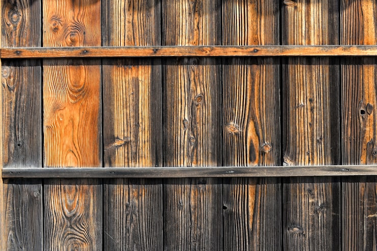 Photo gratuit clôture en bois texture