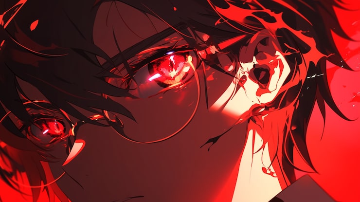 Photo gratuit l'illustration des yeux de l'anime