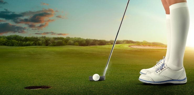 Photo gratuit joueur de golf professionnel