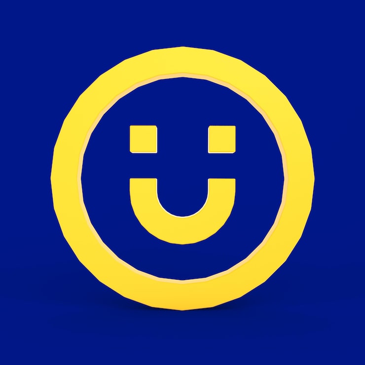 Photo gratuit sourire emoji recto